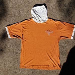 Vintage University of Texas longhorns t shirt with hood - Men's L